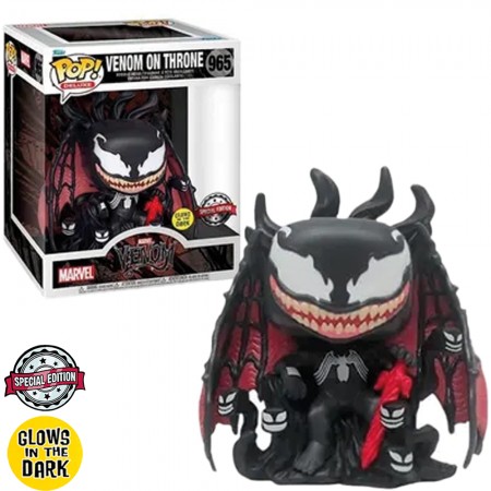 Funko Pop Marvel Venom Exclusive - Venom On Throne 965 (deluxe)