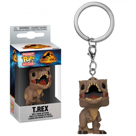Chaveiro Funko Pocket Pop Keychain Jurassic World Dominion - T.rex