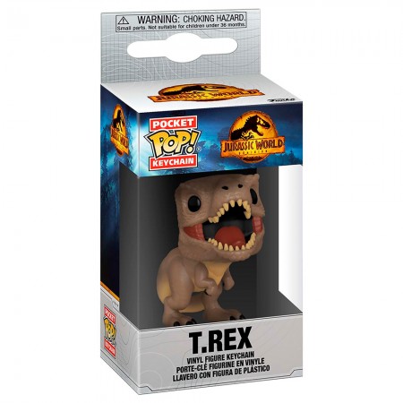 Chaveiro Funko Pocket Pop Keychain Jurassic World Dominion - T.rex