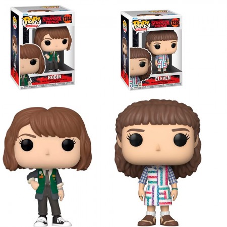 Funko Pop Stranger Things S4 - Eleven 1238 + Robin 1244 (combo)