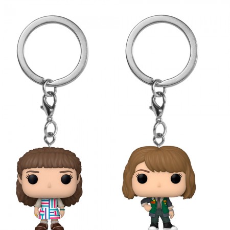 Chaveiro Funko Pocket Pop Keychain Stranger Things S4 - Eleven + Robin (combo)