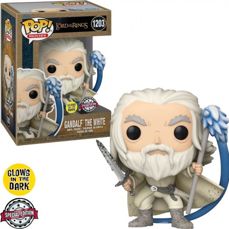 Funko Pop Lord Of The Rings Exclusive - Gandalf The White 1203 (glows In The Dark)