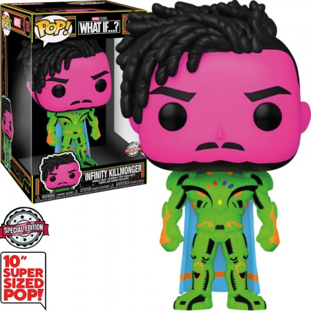 Funko Pop Marvel What If? - Killmonger Infinity 1058 (super Sized 10