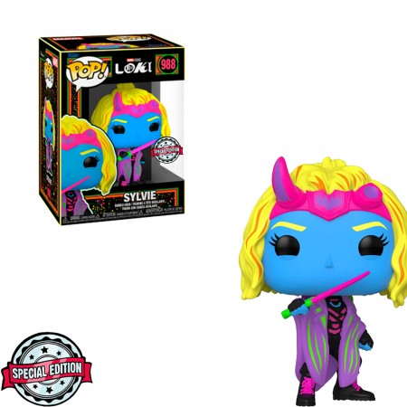 Funko Pop Marvel Black Light Loki Exclusive - Sylvie  988