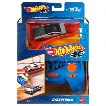 Carro Hot Wheels - Tesla Cybertruck C/controle Remoto 1/64