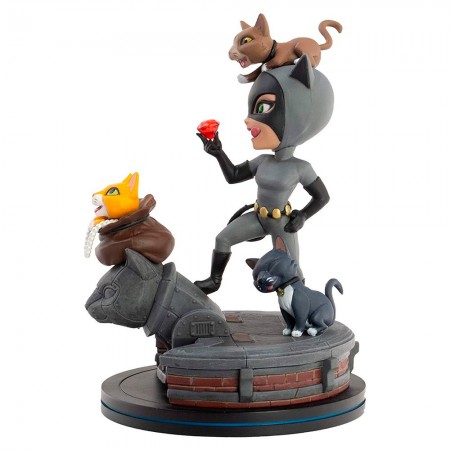 Esttua Quantum Mechanix Q-fig Elite Dc Comics - Catwoman