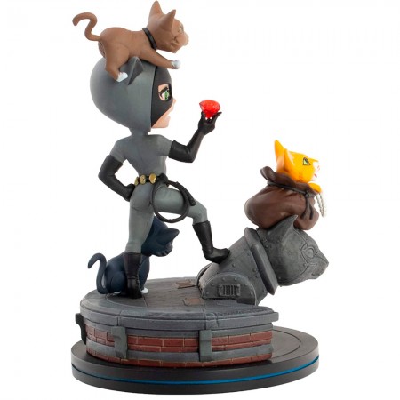 Esttua Quantum Mechanix Q-fig Elite Dc Comics - Catwoman