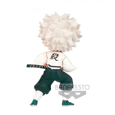 Esttua Banpresto Qposket Demon Slayer: Kimetsu No Yaiba Vol.5 - Sanemi Shinazugawa