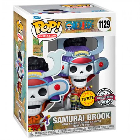 Funko Pop Chase One Piece Exclusive - Samurai Brook Metallic 1129