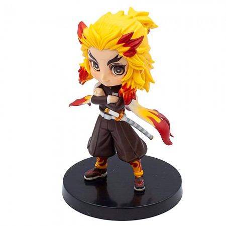 Esttua Banpresto Q Posket Petit Demon Slayer: Kimetsu No Yaiba Vol.5 - Kyojuro Rengoku (verso A)