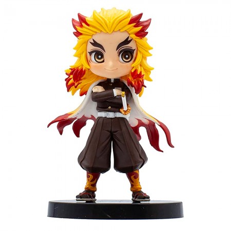 Esttua Banpresto Q Posket Petit Demon Slayer: Kimetsu No Yaiba Vol.5 - Kyojuro Rengoku (verso A)