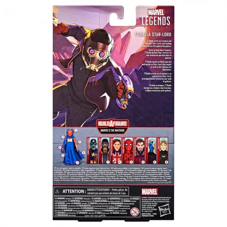 Boneco Hasbro Marvel Legends What If...? - T'challa Star-lord