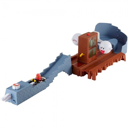Pista Hot Wheels - Mario Kart Boo's Spooky Sprint Track Set