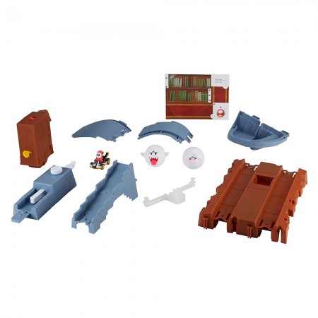Pista Hot Wheels - Mario Kart Boo's Spooky Sprint Track Set