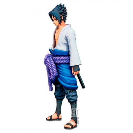 Esttua Banpresto Grandista Manga Naruto Shippuden - Uchiha Sasuke