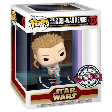 Funko Pop Star Wars Duel Of The Fates Exclusive - Obi-wan Kenobi 507 (deluxe)