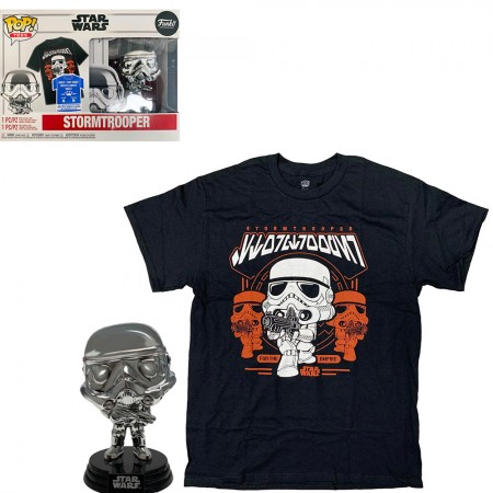 Box Funko Pop Star Wars - Stormtrooper + Camiseta Tee Bundle *l*