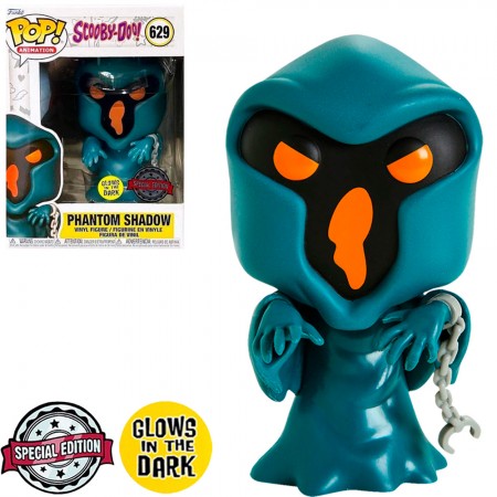 Funko Pop Scooby-doo Exclusive - Phantom Shadow 629 (glows In The Dark)