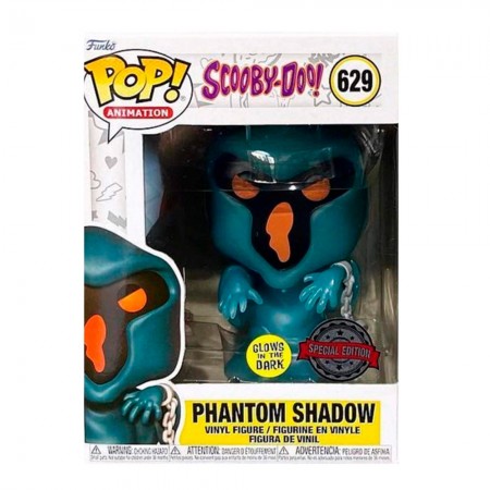 Funko Pop Scooby-doo Exclusive - Phantom Shadow 629 (glows In The Dark)