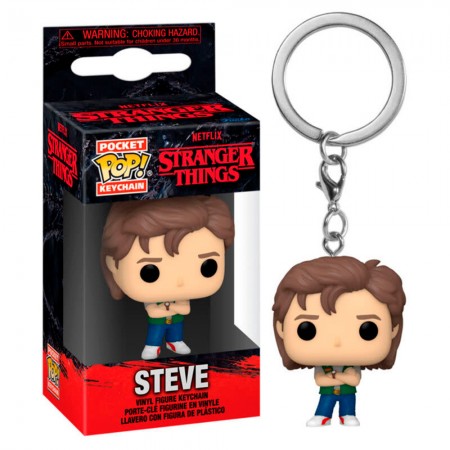 Chaveiro Funko Pocket Pop Keychain Stranger Things S4 - Steve
