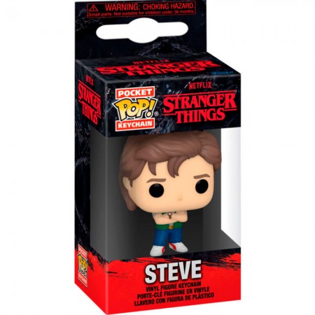 Chaveiro Funko Pocket Pop Keychain Stranger Things S4 - Steve