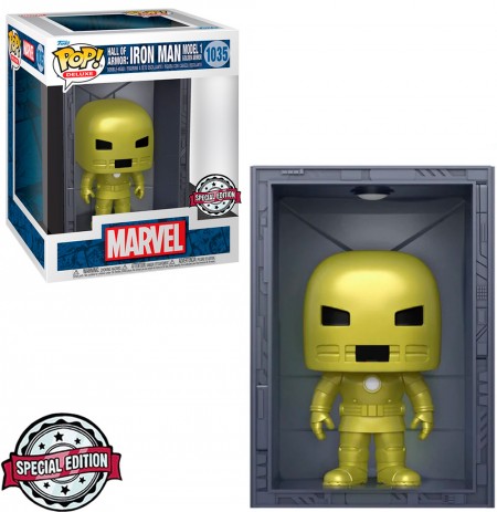 Funko Pop Marvel Iron Man Exclusive - Hall Of Armor 1035 (deluxe)
