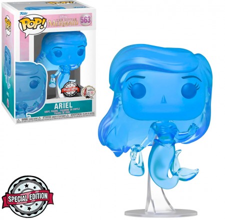 Funko Pop Disney The Little Mermaid 30th Exclusive - Translucent Blue Ariel 563