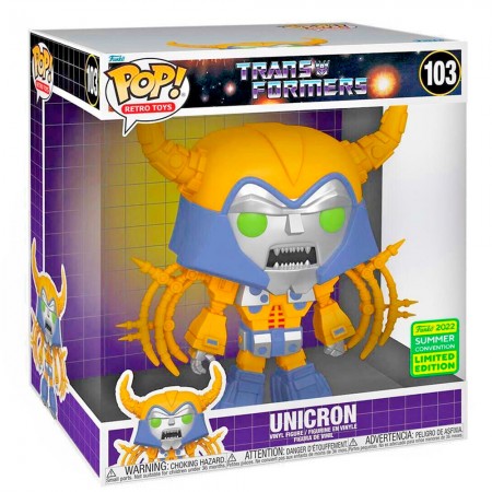 Funko Pop Transformers Exclusive - Unicron 103 (super Sized 10'') (sdcc 2022)