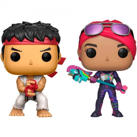 Funko Pop Games Fortnite - Ryu And Brite Bomber (2 Pack)