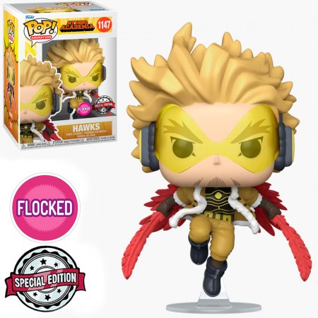 Funko Pop My Hero Academia Exclusive - Hawks 1147 (flocked)
