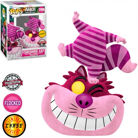 Funko Pop Chase Disney Alice In Wonderland 70th Exclusive - Cheshire Cat 1199 (flocked)