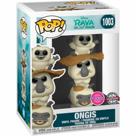 Funko Pop Disney Raya And The Last Dragon Exclusive - Ongis 1003 (flocked)