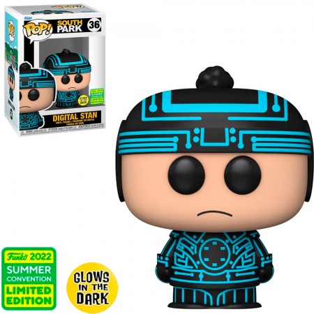 Funko Pop South Park - Digital Stan 36 (sdcc 2022) (glows In The Dark)