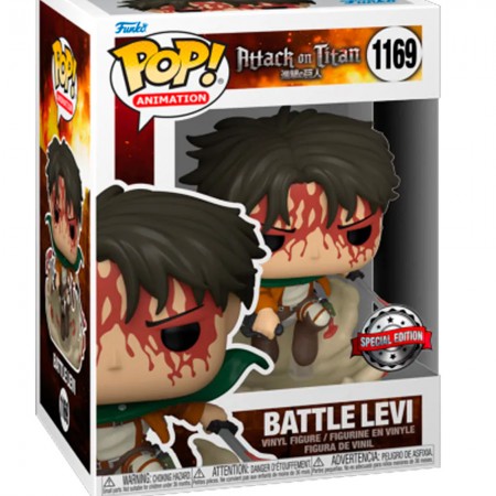 Funko Pop Attack On Titan Exclusive - Battle Levi 1169