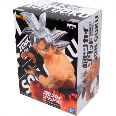 Esttua Banpresto Dragon Ball Super Zenkai Solid - Son Goku Ultra Instinct