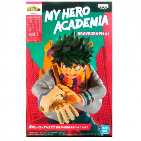 Esttua Banpresto My Hero Academia Bravegraph Vol.1 - Izuku Midoriya