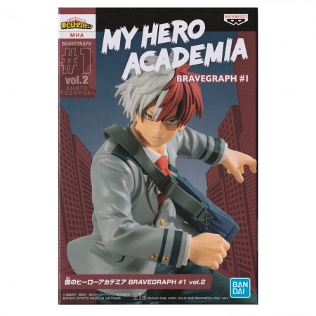 Esttua Banpresto My Hero Academia Bravegraph Vol.2 - Shoto Todoroki