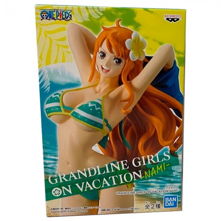 Esttua Banpresto One Piece Grandline Girls On Vacation - Nami (verso A)