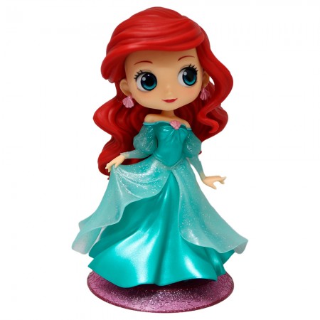 Esttua Banpresto Q Posket Disney The Little Mermaid Glitter Line - Ariel Princess Dress