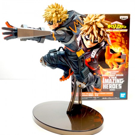 Esttua Banpresto My Hero Academia The Movie World Heroes Mission - Katsuki Bakugo