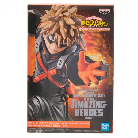 Esttua Banpresto My Hero Academia The Movie World Heroes Mission - Katsuki Bakugo