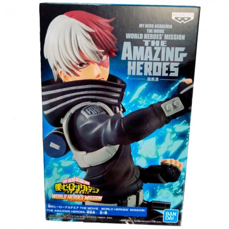 Esttua Banpresto My Hero Academia World Heroes Mission - Shoto Todoroki