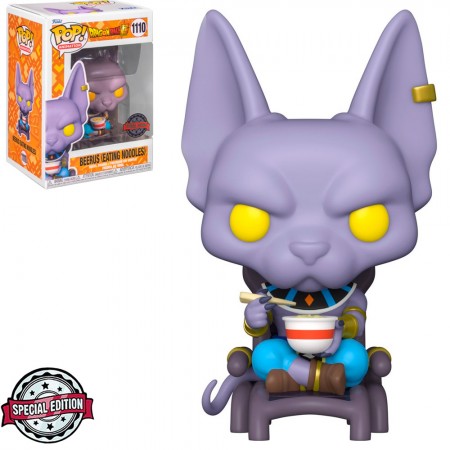 Funko Pop Dragon Ball Super Exclusive - Beerus (eating Noodles) 1110