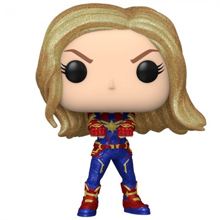 Box Funko Pop Marvel - Captain Marvel + Camiseta Tee Bundle *l*