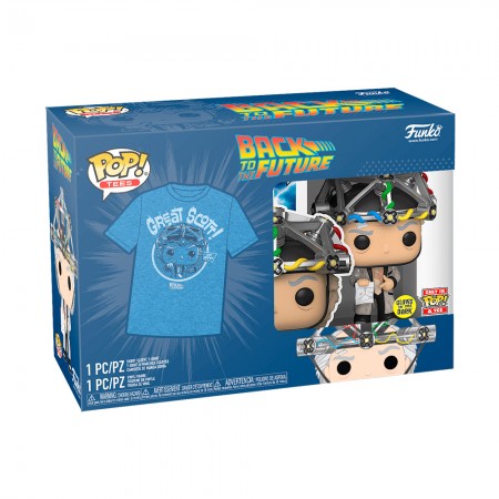 Box Funko Pop Back To The Future - Doc With Helmet + Camiseta Tee Bundle *l*