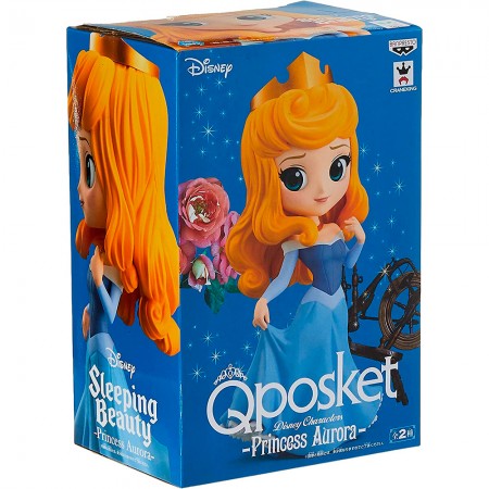 Esttua Banpresto Q Posket Disney Characters - Aurora Blue Dress (verso B)