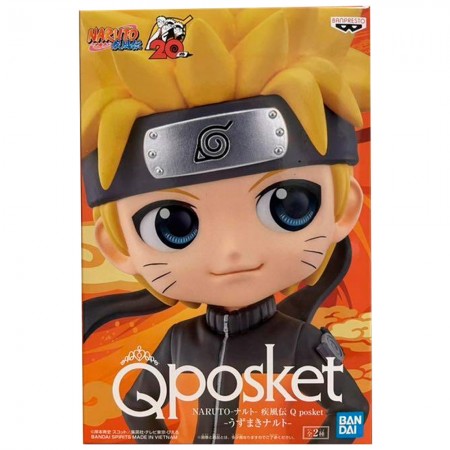 Esttua Banpresto Q Posket Naruto Shippuden - Naruto Uzumaki (verso A)