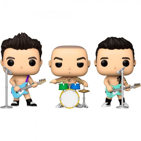Funko Pop Rocks Blink-182- - Mark Hoppus / Travis Barker / Tom Delonge (3 Pack)