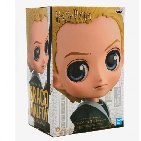 Esttua Banpresto Q Posket Harry Potter - Draco Malfoy - Quidditch Style (verso A)