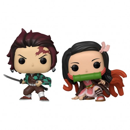Funko Pop Demon Slayer Exclusive - Tanjiro & Nezuko (2 Pack)